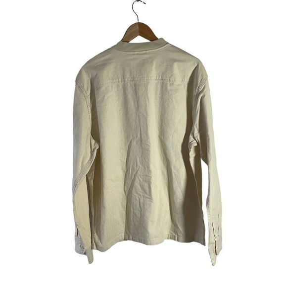 Selected Homme Size XL Beige SLH Marcos Button Front Shirt-Jacket Shacket - New - Picture 3 of 9